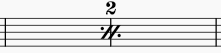 Two-measure repeat