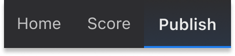 Publish tab