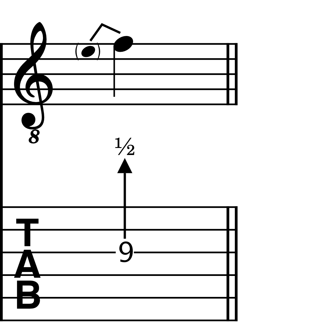 Image of a pre-bend